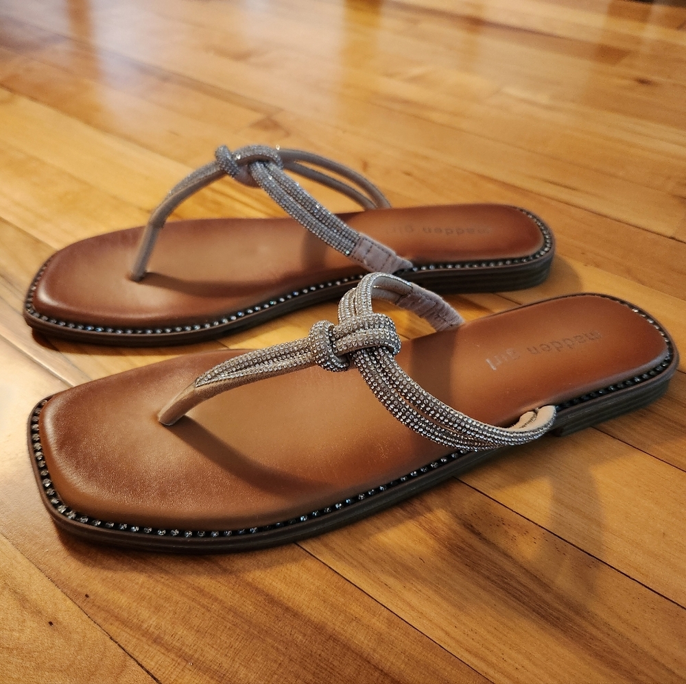 Madden Girl Holis rhinestone sandals